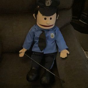 Ventriloquist police puppet